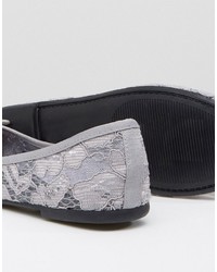 Серые балетки от Asos