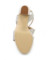 Серые босоножки на каблуке от Versace 19.69