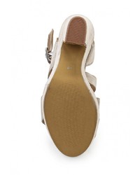 Серые босоножки на каблуке от Versace 19.69