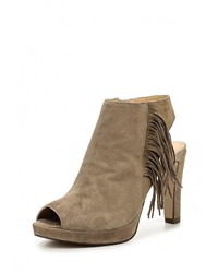 Серые босоножки на каблуке от Versace 19.69