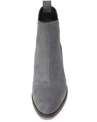 Серые ботильоны из нубука от Rag & Bone