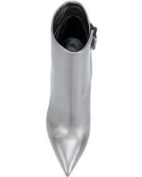 Серые ботильоны от Casadei