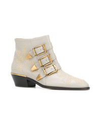 Серые ботильоны от Chloé