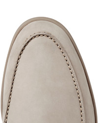 Серые ботинки дезерты от Loro Piana