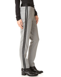 Женские серые брюки в вертикальную полоску от Rag & Bone