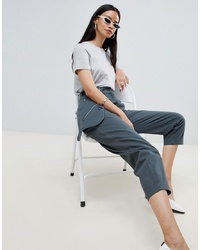 Женские серые брюки-галифе от ASOS DESIGN
