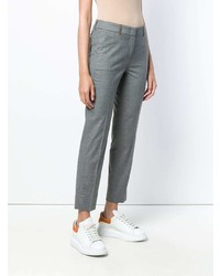 Женские серые брюки-галифе от Peserico