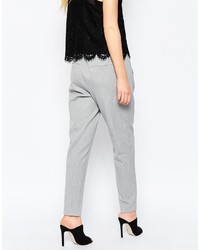 Женские серые брюки-галифе