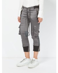 Женские серые брюки карго от Greg Lauren