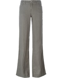 Серые брюки-клеш от Armani Jeans