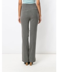 Серые брюки-клеш от Alcaçuz