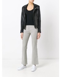 Серые брюки-клеш от Chanel Vintage