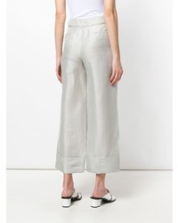 Серые брюки-кюлоты от Incotex