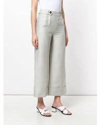 Серые брюки-кюлоты от Incotex