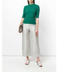 Серые брюки-кюлоты от Incotex