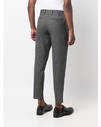 Серые брюки чинос в клетку от Pt01