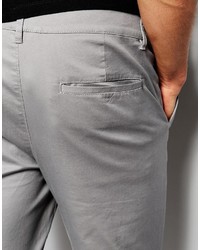 Серые брюки чинос от Asos