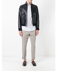 Серые брюки чинос от Gucci