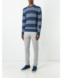 Серые брюки чинос от Dondup