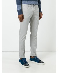 Серые брюки чинос от Dondup