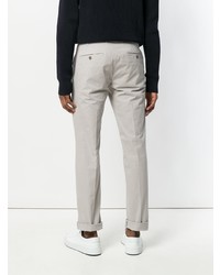 Серые брюки чинос от Canali