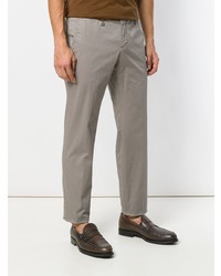 Серые брюки чинос от Paoloni