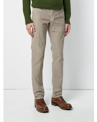 Серые брюки чинос от Incotex