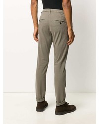 Серые брюки чинос от Dondup