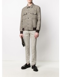 Серые брюки чинос от Briglia 1949