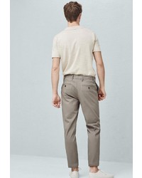 Серые брюки чинос от Mango Man