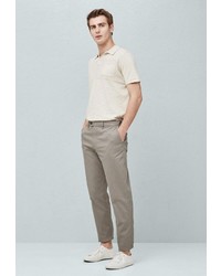 Серые брюки чинос от Mango Man