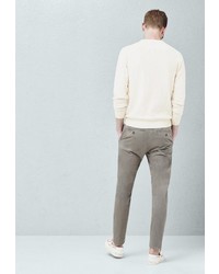 Серые брюки чинос от Mango Man