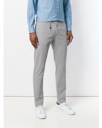 Серые брюки чинос от Jeckerson