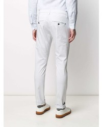 Серые брюки чинос от Dondup