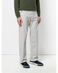 Серые брюки чинос от Armani Jeans