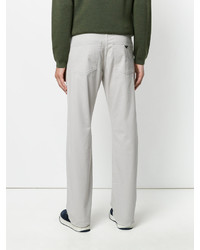 Серые брюки чинос от Armani Jeans