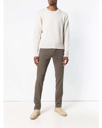 Серые брюки чинос от Pt01