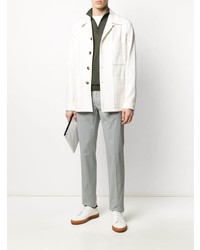 Серые брюки чинос от Canali