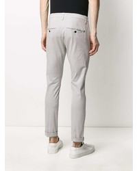 Серые брюки чинос от Dondup