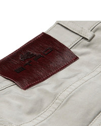 Серые брюки чинос от Etro