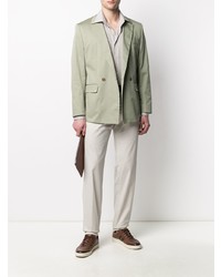 Серые брюки чинос от Giorgio Armani