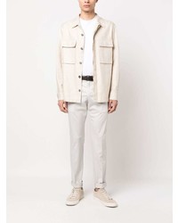 Серые брюки чинос от Dondup