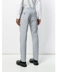 Серые брюки чинос от Prada