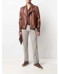 Серые брюки чинос от Canali