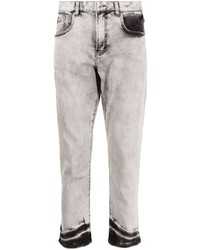 Мужские серые вареные джинсы от FIVE CM