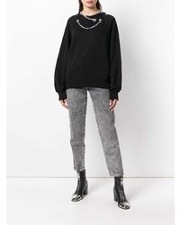 Женские серые вареные джинсы от Diesel