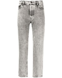 Мужские серые вареные джинсы от Hugo