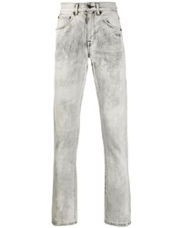 Мужские серые вареные джинсы от Off-White