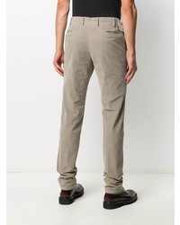 Серые вельветовые брюки чинос от Pt01