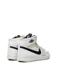 Мужские серые высокие кеды из плотной ткани от Jordan